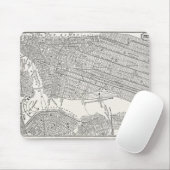 ヴィンテージの19世紀のニューヨークシティブルックリンの地図NYCの地図 マウスパッド (マウス)