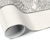 ヴィンテージの19世紀のニューヨークシティブルックリンの地図NYCの地図 ラッピングペーパー (ロールコーナー)