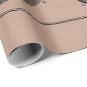 ヴィンテージの19世紀のハートのレトロの心臓解剖学のハート ラッピングペーパー (ロールコーナー)