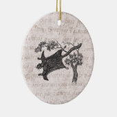ヴィンテージの19世紀のムササビ-砂糖のグライダー セラミックオーナメント (右)