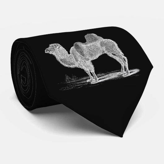ヴィンテージの19世紀のラクダのイラストレーション-レトロのラクダ ネクタイ (ロール)