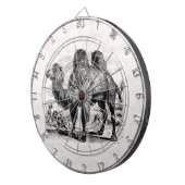 ヴィンテージの19世紀のラクダ-エジプトのラクダのテンプレート ダーツボード (正面右)