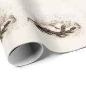 ヴィンテージの19世紀のラーテルの蜂のはちの巣のテンプレートのレトロ ラッピングペーパー (ロールコーナー)