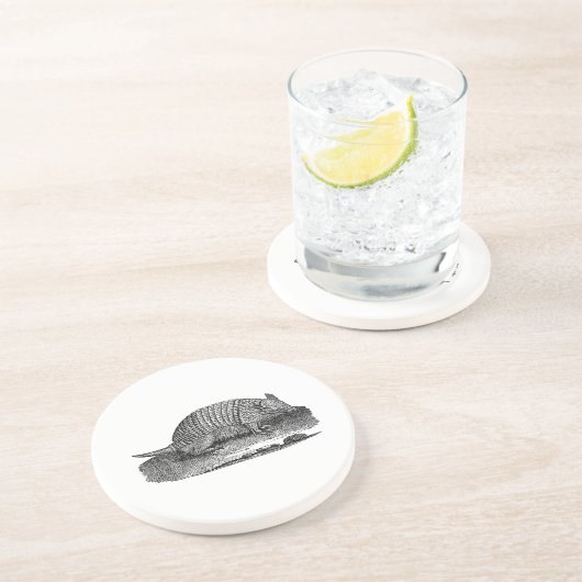 ヴィンテージの19世紀のレトロのアルマジロのアンティークのアルマジロ コースター (側面)