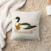 ヴィンテージの19世紀の古いドレークのアヒルのイラストレーション-アヒル クッション (ブランケット)