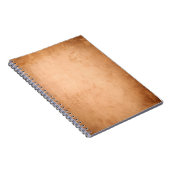 ヴィンテージの19世紀の旧式な本の革タンの背景 ノートブック (右側)