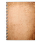 ヴィンテージの19世紀の旧式な本の革タンの背景 ノートブック (正面)