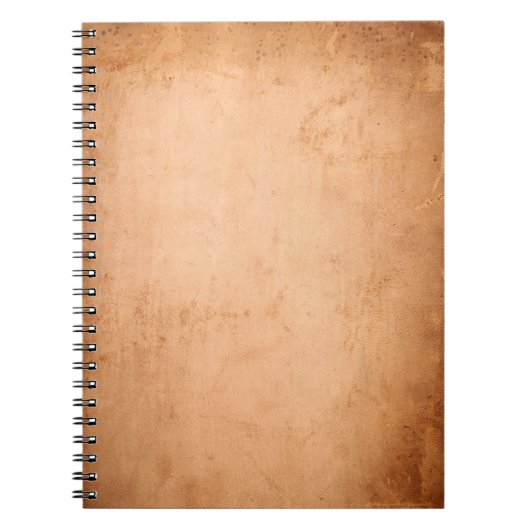 ヴィンテージの19世紀の旧式な本の革タンの背景 ノートブック (正面)