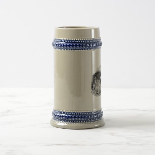 ヴィンテージの19世紀の羊飼いの犬-ヒツジのコリー犬 ビールジョッキ (中央)