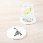 ヴィンテージの19世紀の蠍のイラストレーション-蠍 コースター (側面)