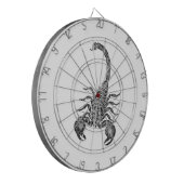 ヴィンテージの19世紀の蠍のイラストレーション-蠍 ダーツボード (正面左)