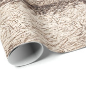 ヴィンテージの19世紀の馬のノーフォークの穂軸のHackneyのレトロ ラッピングペーパー (ロールコーナー)