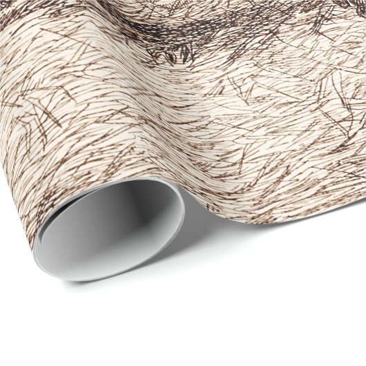 ヴィンテージの19世紀の馬のノーフォークの穂軸のHackneyのレトロ ラッピングペーパー (ロールコーナー)