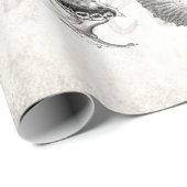 ヴィンテージの19世紀の骨組旧式な解剖学の骨組 ラッピングペーパー (ロールコーナー)