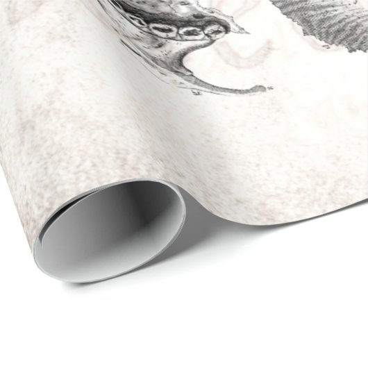 ヴィンテージの19世紀の骨組旧式な解剖学の骨組 ラッピングペーパー (ロールコーナー)