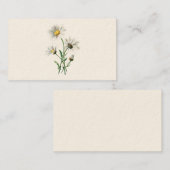 ヴィンテージの1902年のデイジーの古い野生花のイラストレーション 名刺 (正面/裏面)