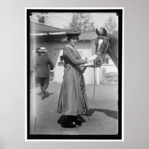 ヴィンテージの1916年の馬ショーの写真 ポスター