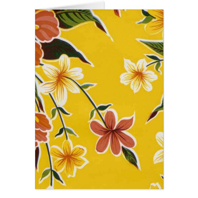 ヴィンテージの1940年のOILCLOTHカード2 (正面)