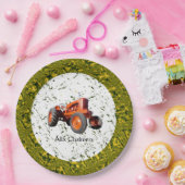 ヴィンテージの1955年のAllis Chalmers WD45の紙皿 ペーパープレート (パーティー)