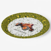 ヴィンテージの1955年のAllis Chalmers WD45の紙皿 ペーパープレート (アングル)