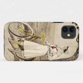 ヴィンテージの20年代の女性の自転車広告 Case-Mate iPhoneケース (裏面(横))