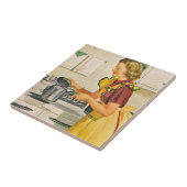 ヴィンテージの40年代の主婦の料理のタイル タイル (側面)