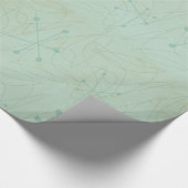 ヴィンテージの50年代の原子力時代のギフト用包装紙 ラッピングペーパー (コーナー)