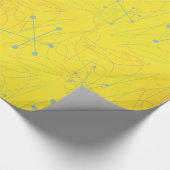 ヴィンテージの50年代の原子力時代のギフト用包装紙 ラッピングペーパー (コーナー)