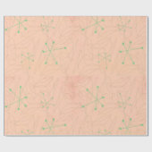 ヴィンテージの50年代の原子力時代のギフト用包装紙 ラッピングペーパー (フラット)