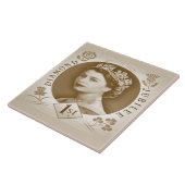 ヴィンテージの60周年記念のお祝いのタイル タイル (側面)