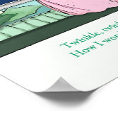 ヴィンテージの「きらきら星」ポスター ポスター (角)