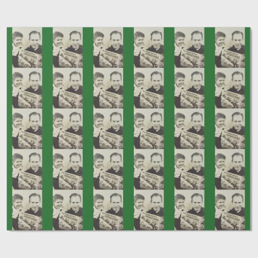 ヴィンテージの"クリスマスの前の夜"の写真の包むこと ラッピングペーパー (フラット)