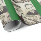 ヴィンテージの"クリスマスの前の夜"の写真の包むこと ラッピングペーパー (ロールコーナー)