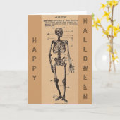 ヴィンテージの「スケルトン」定義 カード (黄色い花)