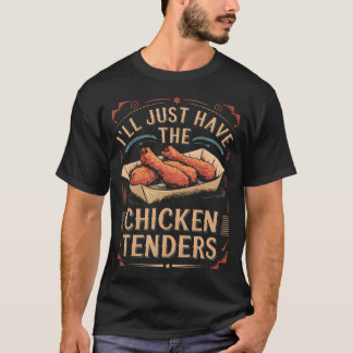 ヴィンテージの「チキンテンダーズだけお願い」Tシャツ Tシャツ