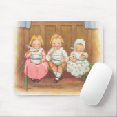 ヴィンテージの「ピースポッジ、ホット」子供の童謡 マウスパッド (マウス)
