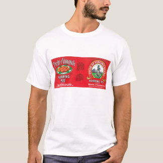 ヴィンテージの"ヴァージニアのニシンの卵のプライド"のワイシャツ Tシャツ