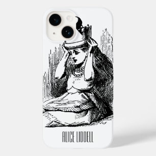 ヴィンテージの『不思議の国のアリス』、アリスが女王の王冠をかぶる Case-Mate iPhone 14ケース