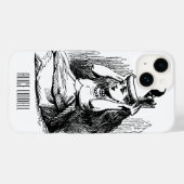 ヴィンテージの『不思議の国のアリス』、アリスが女王の王冠をかぶる Case-Mate iPhoneケース (裏面 (横))