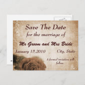 ヴィンテージの「今日を救おう」ポストカード 案内ポストカード (正面/裏面)