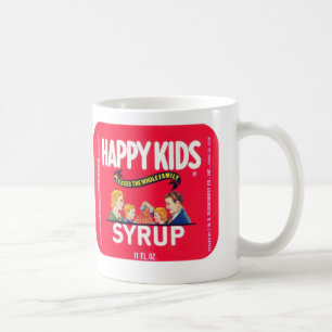 ヴィンテージの"幸せな子供のシロップ"のマグ コーヒーマグカップ