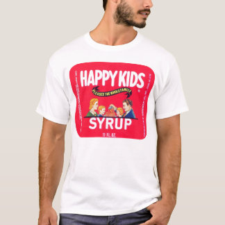 ヴィンテージの"幸せな子供のシロップ"のワイシャツ Tシャツ