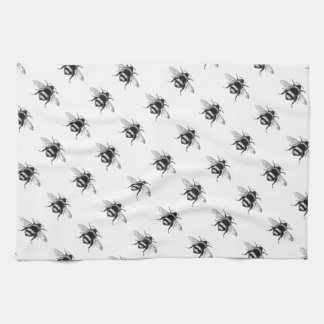 ヴィンテージの《昆虫》マルハナバチ キッチンタオル
