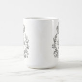 ヴィンテージの(紋章の)フラ・ダ・リおよび王冠のコーヒー・マグ コーヒーマグカップ (中央)