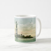 ヴィンテージの"自由の女神"ポスター。 ニューヨーク。 コーヒーマグカップ (正面右)