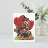 ヴィンテージの"魔法使い"のバレンタイン シーズンポストカード (スタンド正面)