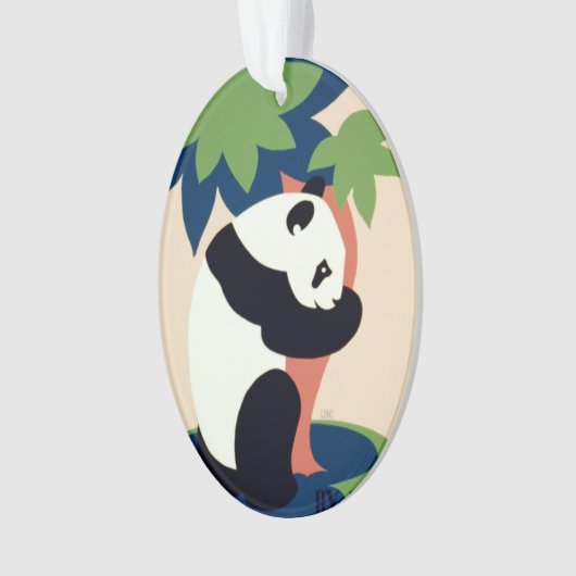 ヴィンテージの"Brookfieldの動物園"のカスタムなオーナメント オーナメント (正面)