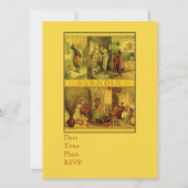 ヴィンテージのAladdinのクリスマスのモンタージュ 招待状 (裏面)