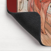 ヴィンテージのAlphonesのミュシャのダンス マウスパッド (コーナー)