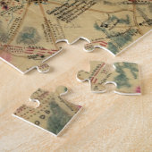 ヴィンテージのAntietamの戦場の地図(1862年) ジグソーパズル (側面)